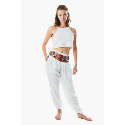 Unisex handmade boho hippie aladdin alibaba harem yoga pants one size women men