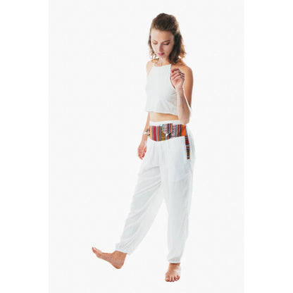 Unisex handmade boho hippie aladdin alibaba harem yoga pants one size women men