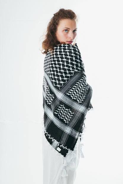 Palestine Keffiyeh Houndstooth Scarf