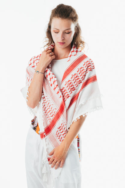 Palestine Keffiyeh Houndstooth Scarf