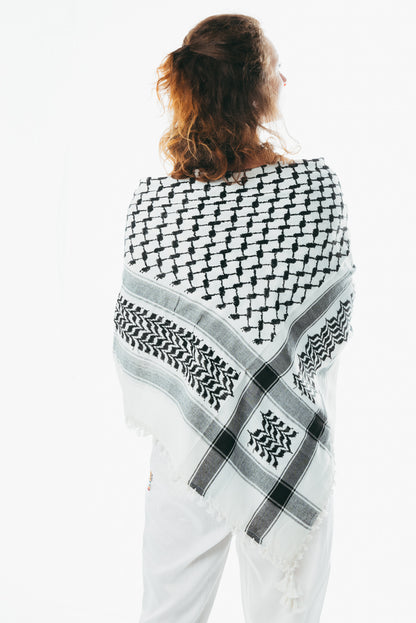 Free palestine Keffiyeh Houndstooth shemagh hatta Scarf 